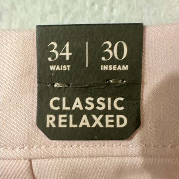 J.Crew Classic Fit Flat Front Chinos Men's Size 34 30 NWT Pink - Picture 8 of 9